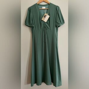 🆕 NW Frank & Oak Short Sleeve Midi Dress